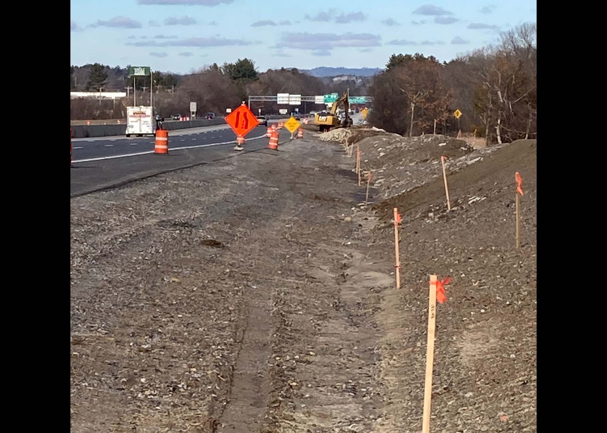 Roadway Select Materials Adjacent to NB Travel Lanes – January 2023